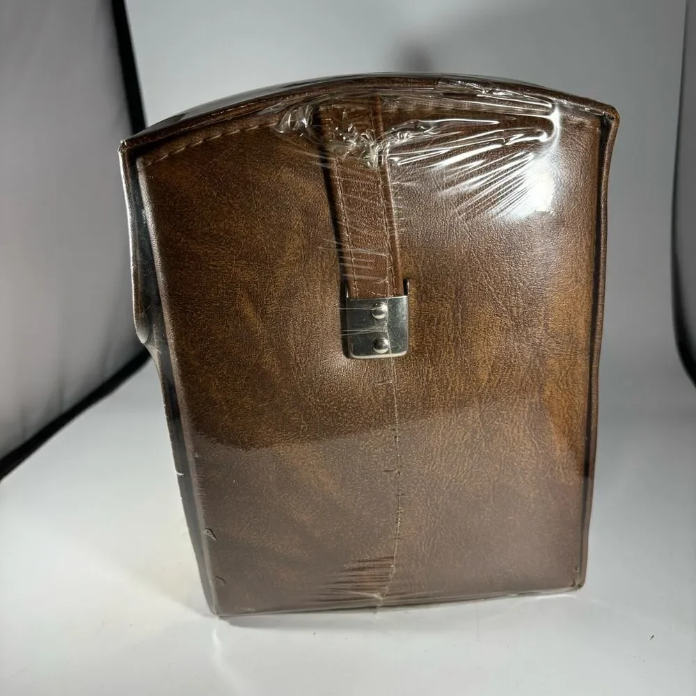 Vintage Diamond Deluxe Camera Case Model Kp-25‎ Kodak Brown Faux Leather New NIP